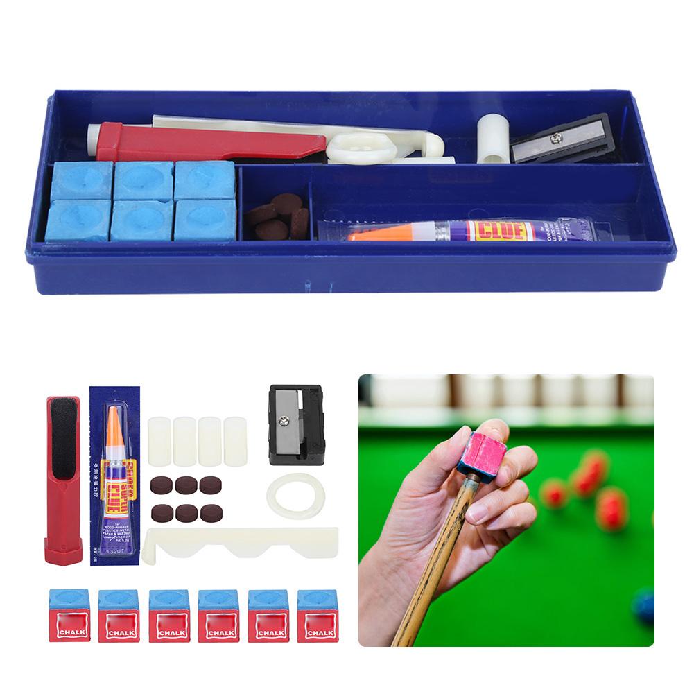 Kit de Reparare Biliard Instrument de Reparare Vârf Tac Consumabile Profesionale Snooker Gadget Sportiv de Lustruire