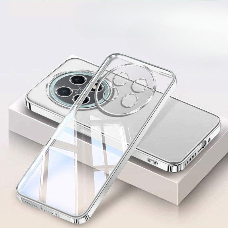 Case For Huawei Nova 15 Max New Transparent Plated Light and Skin-Friendly TPU Case For Huawei Enjoy 90 Pro Max Bumper Funda