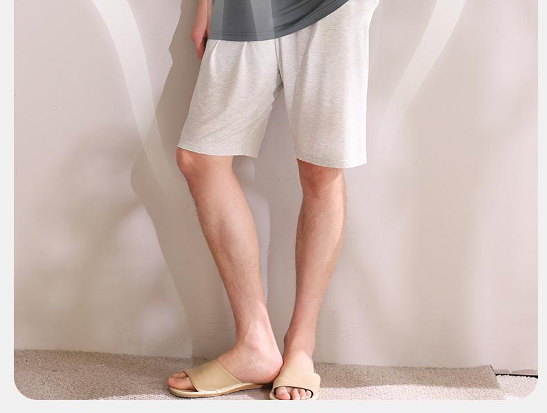 Xuan Liang Men's Pajama Top Modal Summer T-shirt Casual Loose Short Sleeve Ice Silk Cool Home Clothes Summer Edition