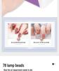 Portable Cross-Border Nail Lamp with UV/LED Dual Light for Quick-Dry, Wearable, Special Nail Phototherapy