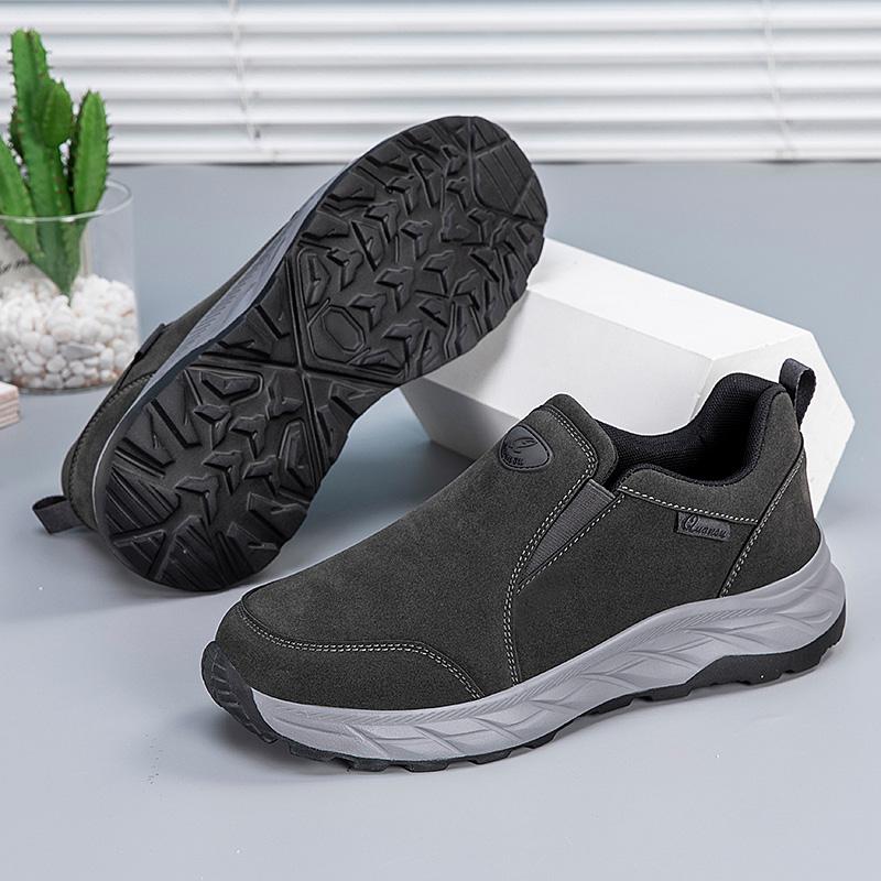 Men's Health Step Spring Outdoor Breathable Hiking Thick Soled Couple Sneakers Shoes Comfortable Lazy Set Casual Shoes 36-45
