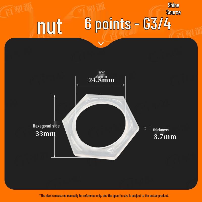 Quick Connect Water Hose Joint: 4 & 6 Point Pagoda Nozzle for Fish Tanks