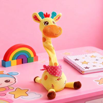 Volume Control Talking Giraffe Speaking Toy for Children Travel 1-3 Year Old