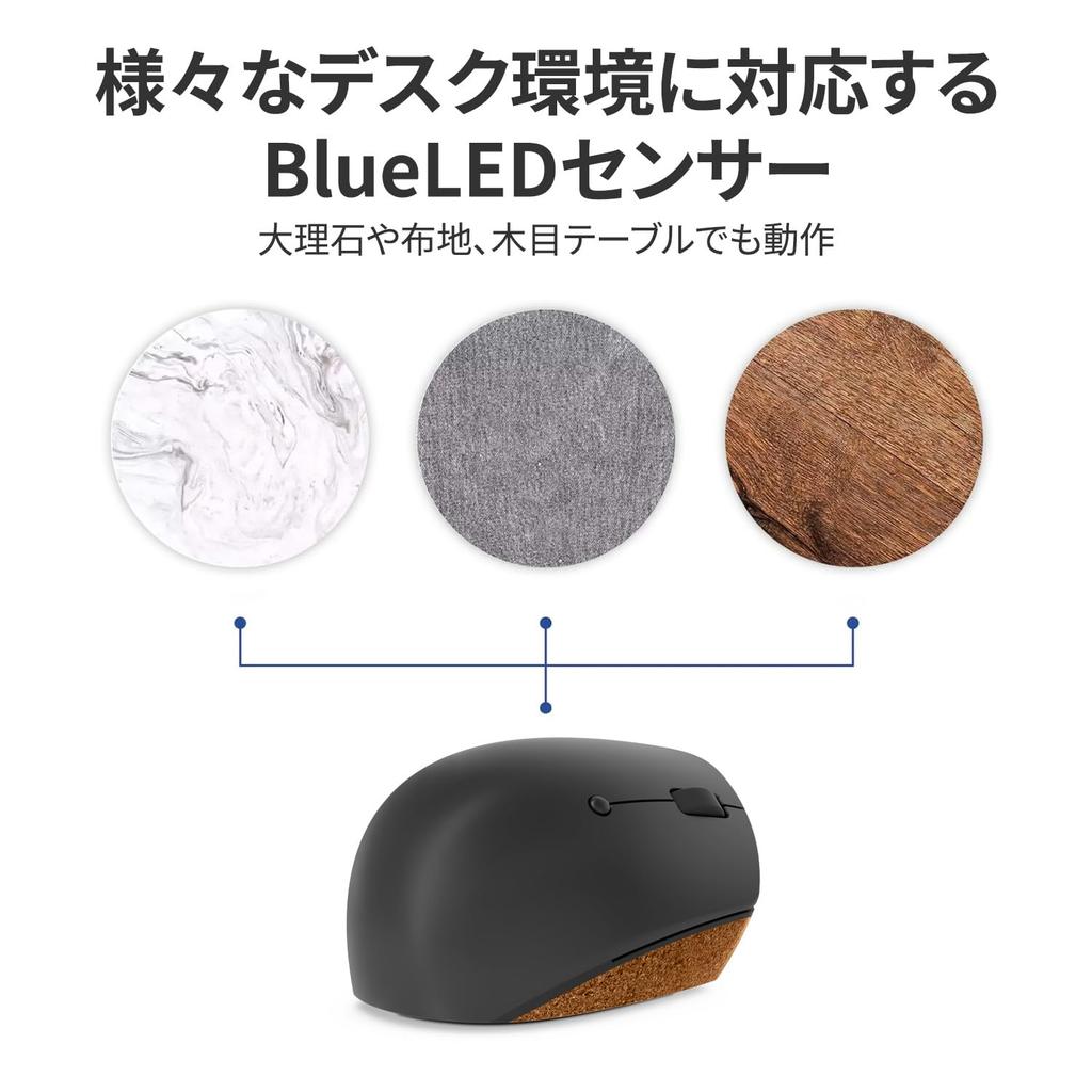 Lenovo Go Wireless Vertical Mouse, Wireless Connection, 6 Buttons, Blue LED, DPI Switching, Right-Handed, 4Y51C33792