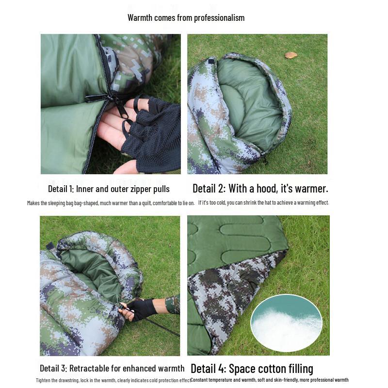 HONG JUN Four-Season Envelope Sleeping Bag