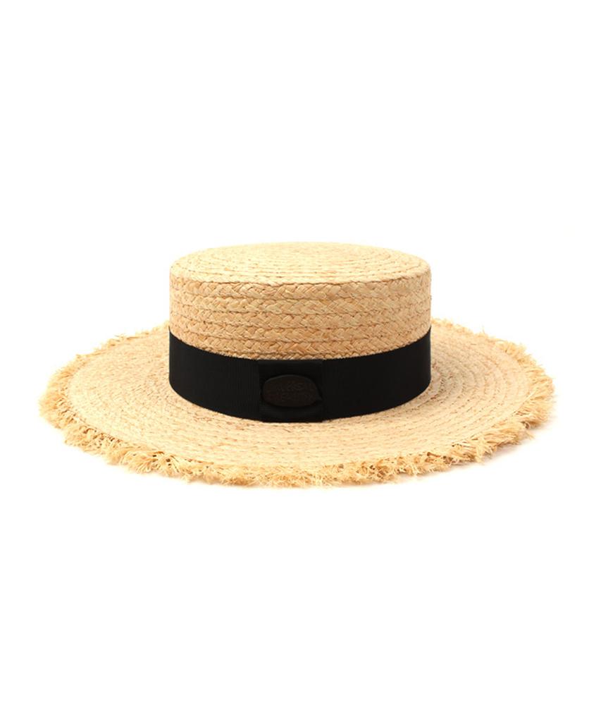 Yunibeosyeolkemiseuteuli Natural Flat Fedora Summer Fedora
