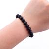 Beaded Bracelet 8mm Natural Stone Beads Men's Gorgeous Semi-Precious Black Onyx Lava Tiger Eye Healing For Women Men Jewelry