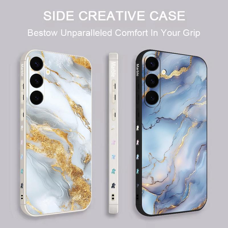 Watercolor Marble Case For Samsung Galaxy S26 S25 Ultra S24 S23 S22 Plus S21 FE A15 A16 A17 A35 A36 A54 A55 A56 5G Soft Cover