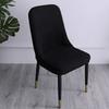 Curved Dining Chair Cover Anti-slip Stool Slipcover Integrated Seat Cover  for Home Decoration