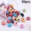 10/20/30pcs Resin European Large Hole Bead AB Color Decorative Bead Spaced Bead Pendant Bracelet Jewelry Making 14x9.5mm