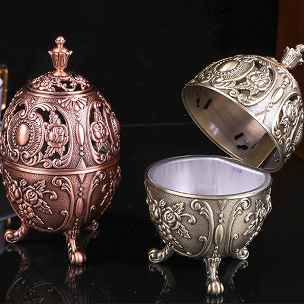 Metal Craft Flowers Incense Holder Heat-resistant Unique European-style Incense Stove Vintage Incense Holder Bedroom