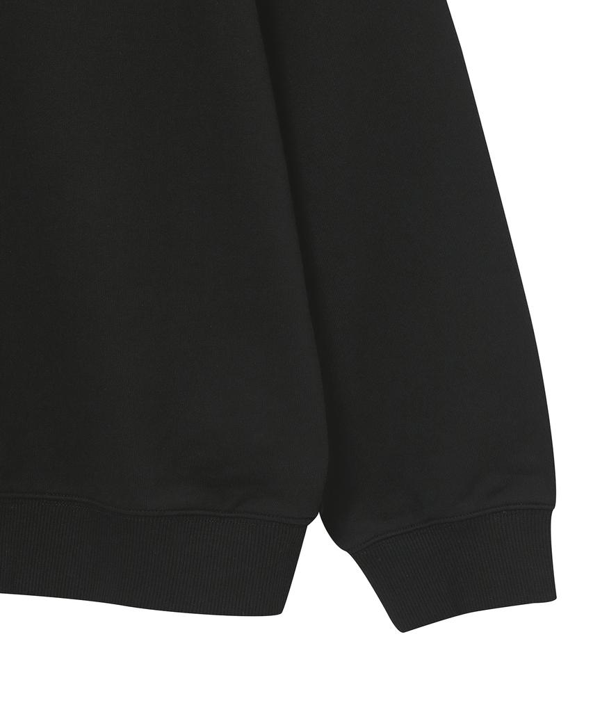 Syupeodeulai Basic Crew Neck Black Sdumrdq03Blk