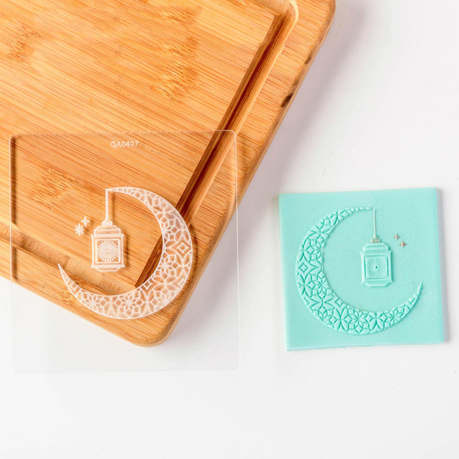 Ид Мубарак Форма для печенья Вырубка для печенья для праздничной выпечки и празднования Пищевой пластик Форма для приготовления десертов 497