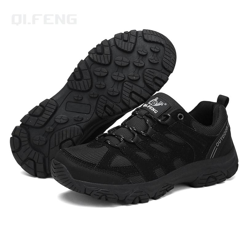 Men Summer Spring Autumn Outdoor Sports Sneakers Mesh Breathable NonSlip New Sneaker Mountaineering Shoes Travel Hiking Non slip Wear resistant