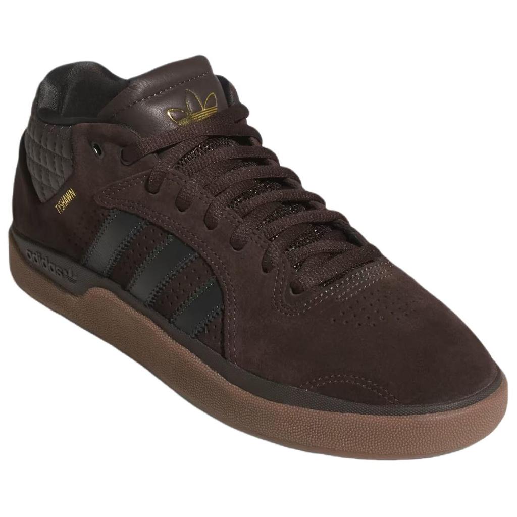 Adidas Originals Tyshawn Comfortable Soft Durable Support Skate Shoes Men Skate Shoes Brown HQ4740