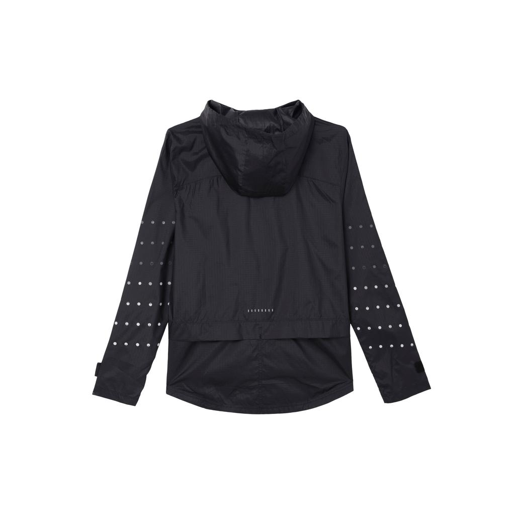 Nike Essential Flash Logo Reflective Casual Running Hooded Jacket Women Jackets Black CU3354-010