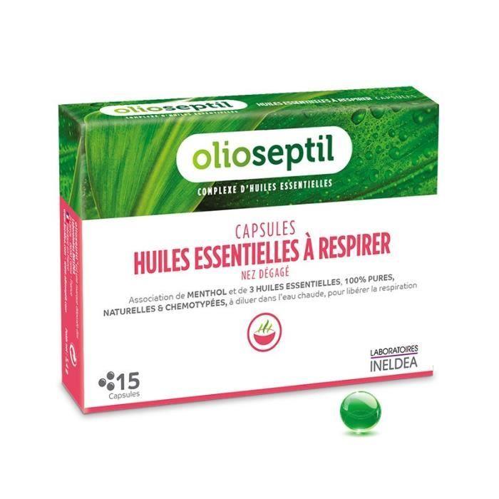Ineldea Olioseptil Huiles Essentielles À Respirer 15 Capsules