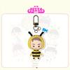 BTS 2025 FESTA Animal Costume Cartoon Acrylic Keychain, Bangtan Boys Cute Cartoon Keyring with Member Name Tag, Kpop ARMY Fans Bag Charm