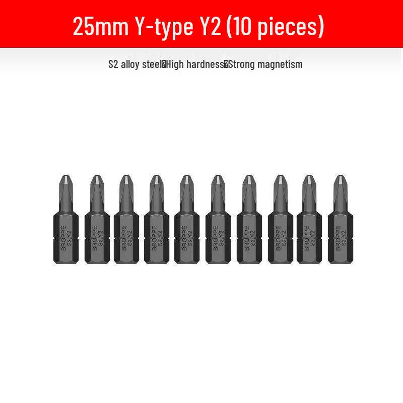 Compact Electric Screwdriver Bit Set: Phillips, Slotted, Torx, Hex, Strong Magnetic Power Drill, S2 Magnetic Bits.