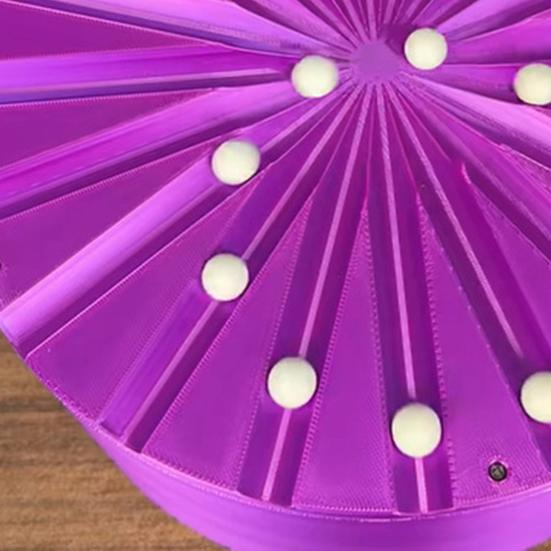 Pinball Elevator Stress Relief Toy 3D Printed Marble Motion Figurine Moving Bead Fidget Toy Home Office Desktop Decoration