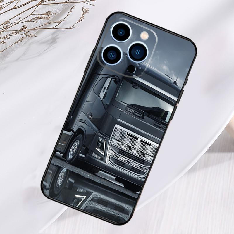 Cool Heavy Truck Car Phone Case For iPhone 17 Pro Max 15 14 13 12 11 16 Pro Max Plus 12 13 Mini 16e 17 Air Cover
