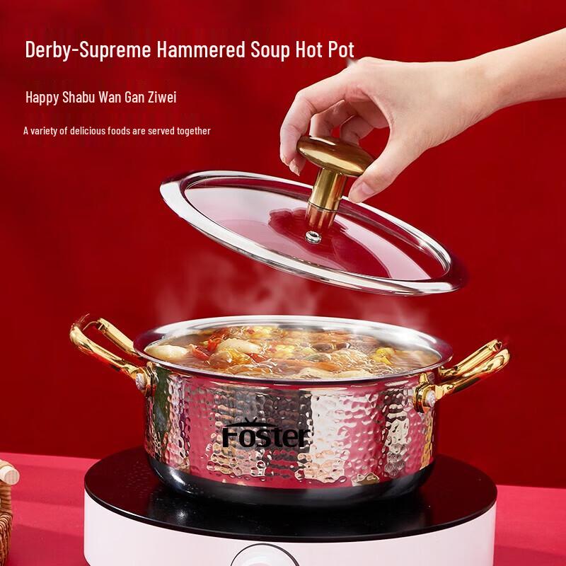Faust TG-20 Hammered Stainless Steel Multi-Cooker Hot Pot