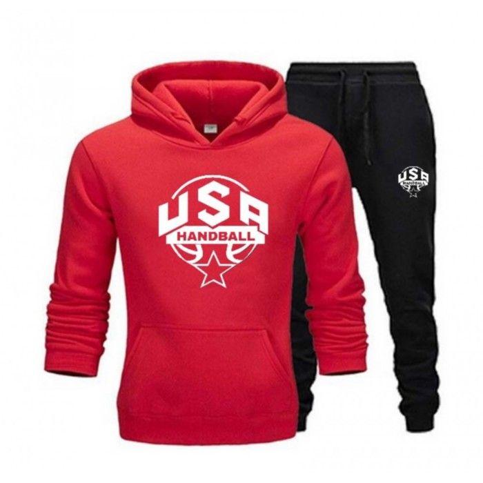 Jogging Survêtement Handball enfant rouge - - Rouge