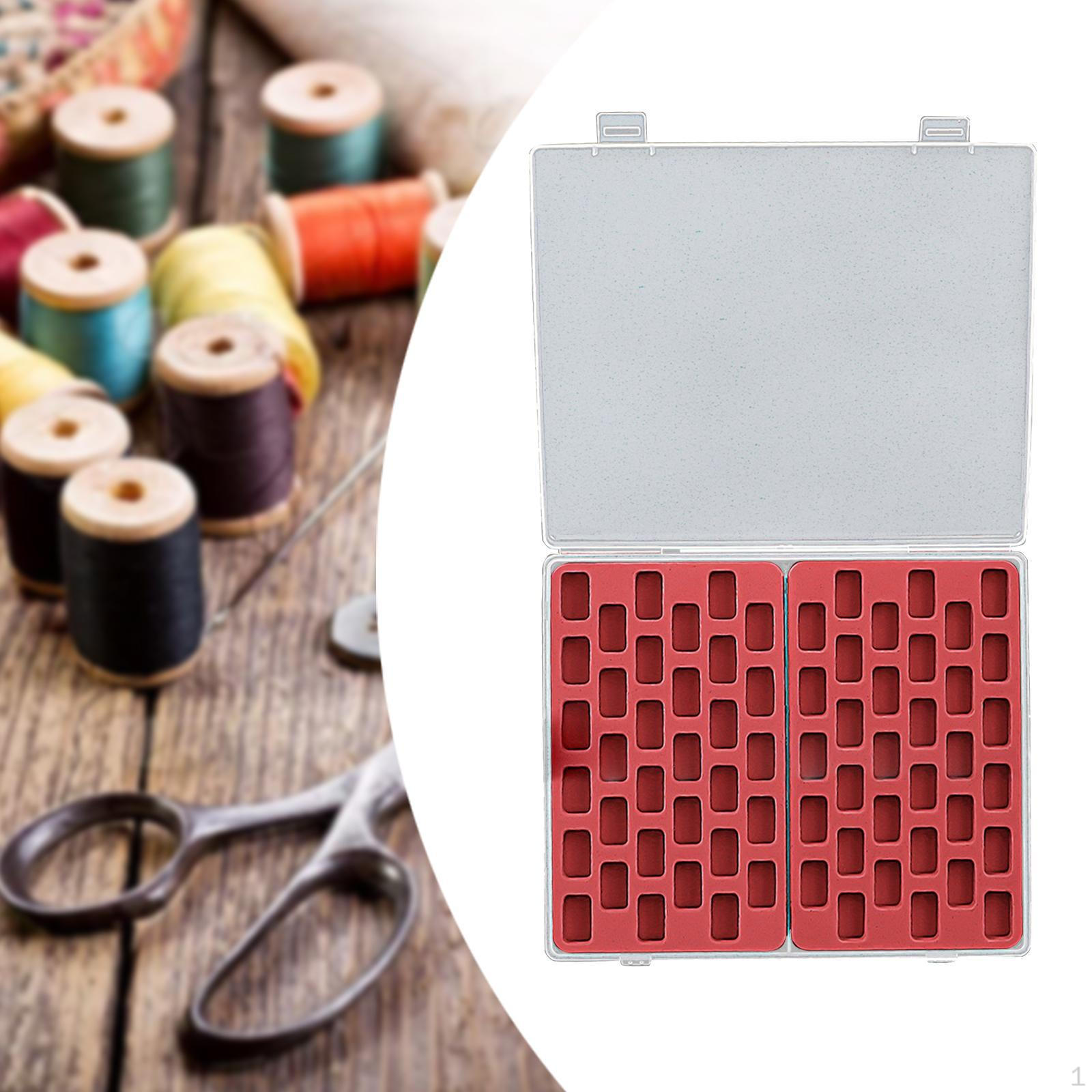 Чехол для шпульки Органайзер для ниток Практичный прозрачный легкий для швейной машины 66 Grids 980₽