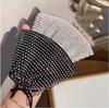 European & American Style Rhinestone Mask: Black Hollow-Out Nightclub Party Accessory