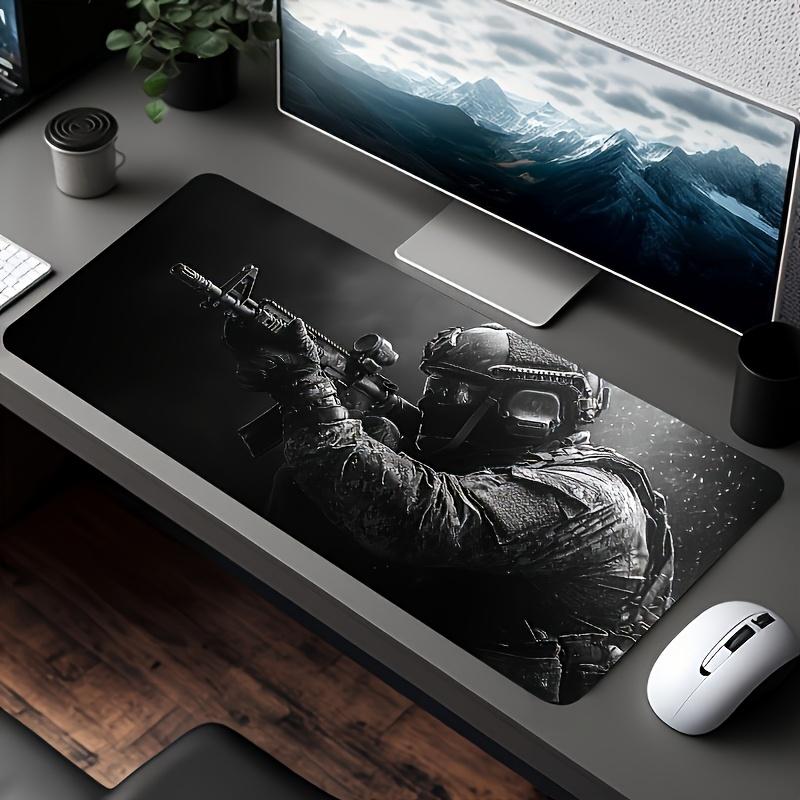 Large Tactical Soldier Gaming Mouse Pad Non-Slip Rubber Work Gaming Mousepads 900x400 Desk Gadgets Pc Accessories Carpet Playmat