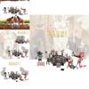 Interactive Wrestler Toy Set Diy Assembly And Static Model Perfect For Children