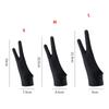1pcs 1/2 Fingers Drawing Gloves Anti-fouling Anti Accidental Touch Gloves  Screen Board