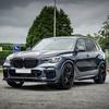 High Quality ABS 4Pcs Car Front Lip Bumper Spoiler Body Kit Glossy Black Carbon Fiber Look For BMW X5 G05 M Sport 2019 To 2026
