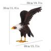 Eagle Garden Statue Standing Metal Bird Figurine Collectible Decorative Indoor Outdoor Sculpture for