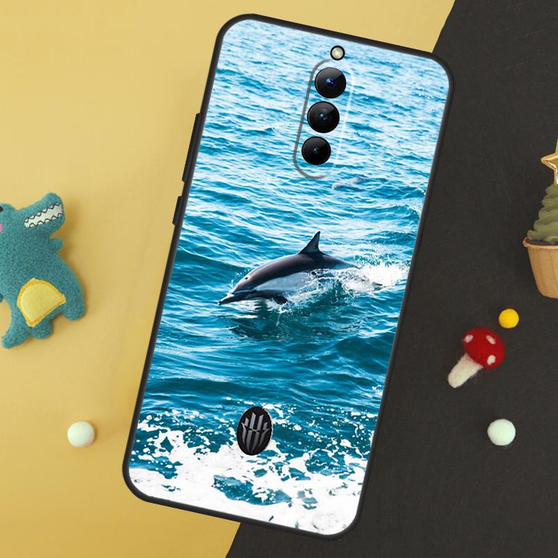 

Dolphin Case For ZTE Nubia Red Magic 9 Pro Plus 8 8S Pro Plus 6S 7S 6 7 Pro 5S 6R 5G Cover Coque Red Magic 8 Pro