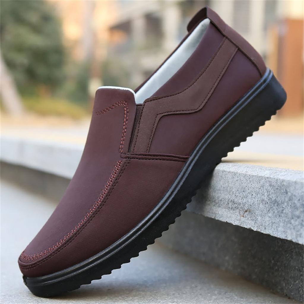Men's Fashion Plus Size Round Toe Casual Shoes, Everyday Footwear for Daily Use