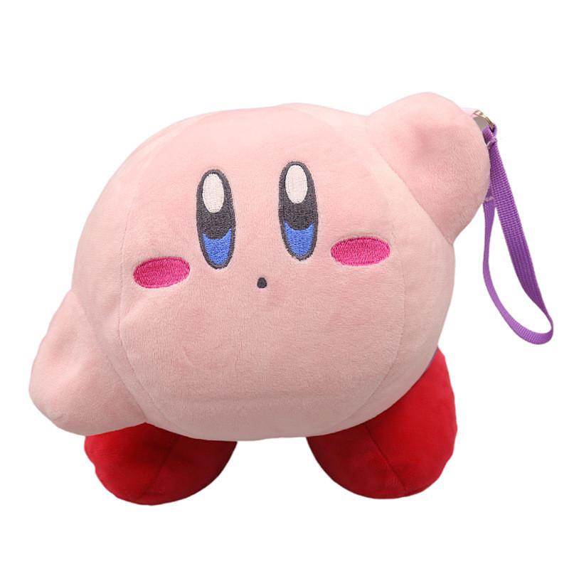 Adorable Kirby Plush Toy With Soft Foam Beads And Reversible U-shaped Pillow