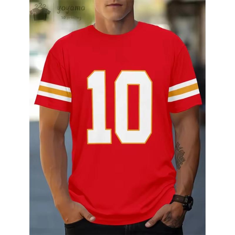 Sommar 3D-tryck Kläder Herr Grafiska T-shirts Herr Sommarkläder Oversized T-shirt Man Kortärmad T-shirt 23 Randig Design Jersey Toppar