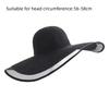 Elegant Soft Foldable Straw Hat Mesh Wide Edge Beach Hat Sunscreen Summer Hat Women