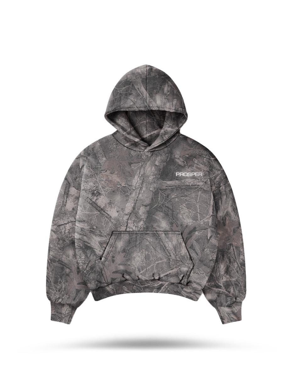 

Women s Oversized Maple Leaf Camouflage Hoodie with Pockets 4XL