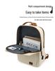 Versatile Large Capacity Color Block Business Travel Backpack