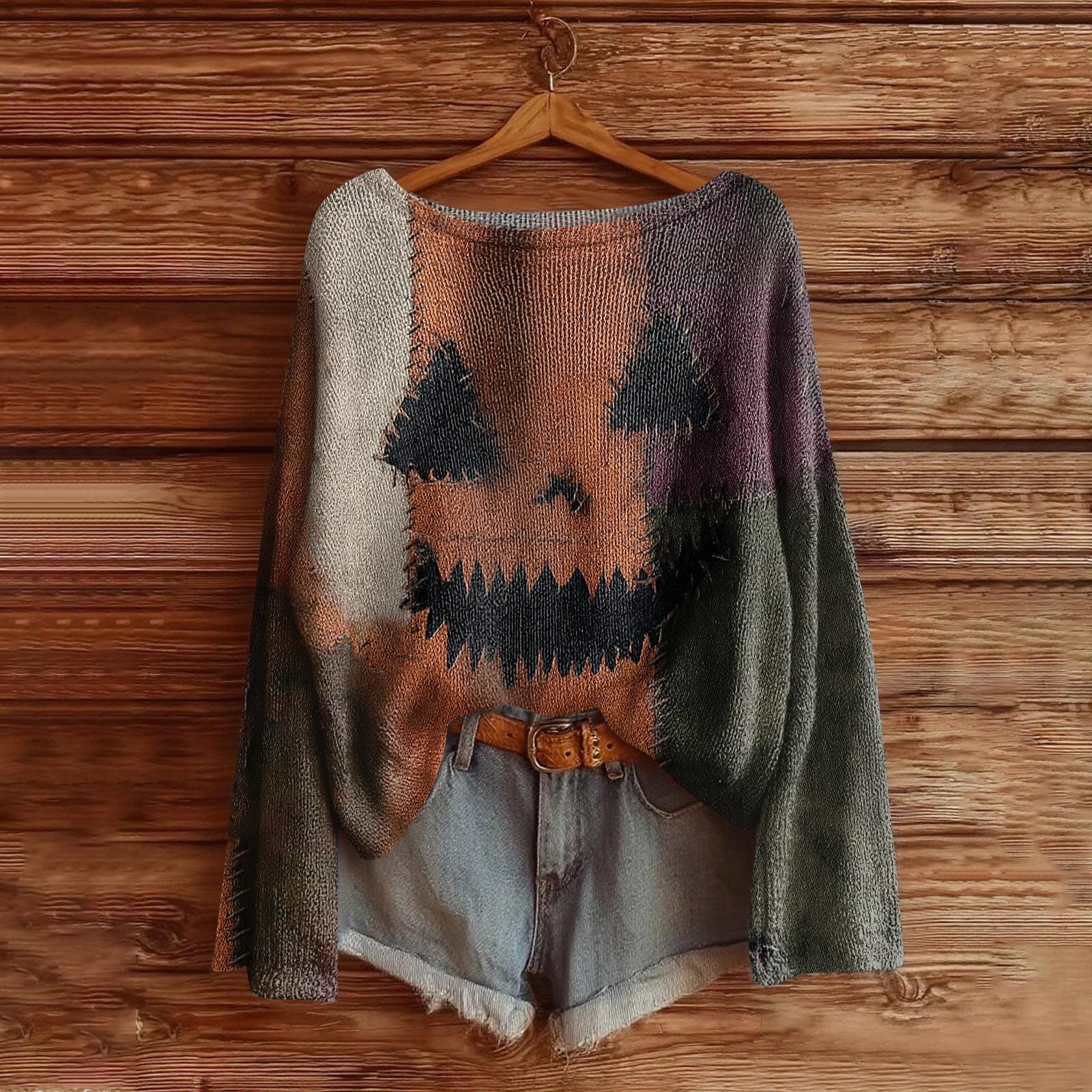 

Женская мода с длинным рукавом, рождественский принт «Снеговик-снежинка», куртка, кардиган XL оранжевый