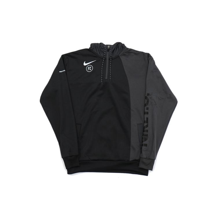 Nike Alphabet Logo Printing Zipper Reflective hooded Drawstring Black Gray Blackgray Men s AT6098-060 M