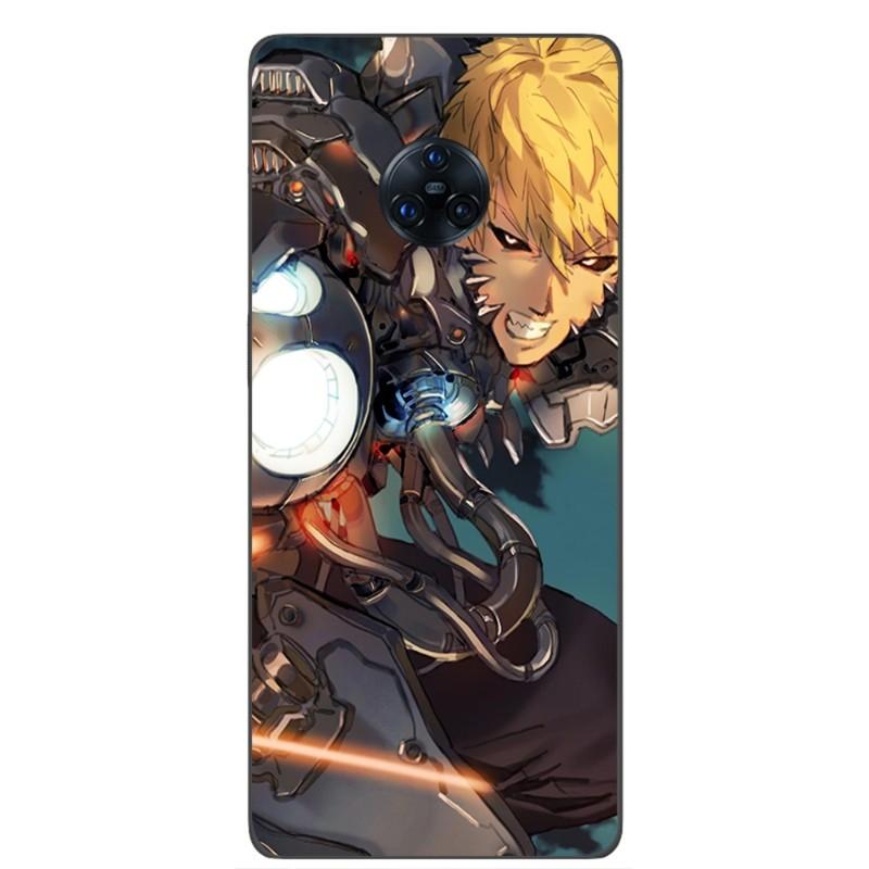 כיסוי טלפון One Punch Man גנוס עבור VIVO Y95 Y93 Y31 Y20 V19 V17 V15 Pro X60 NEX כיסוי טלפון שחור רך