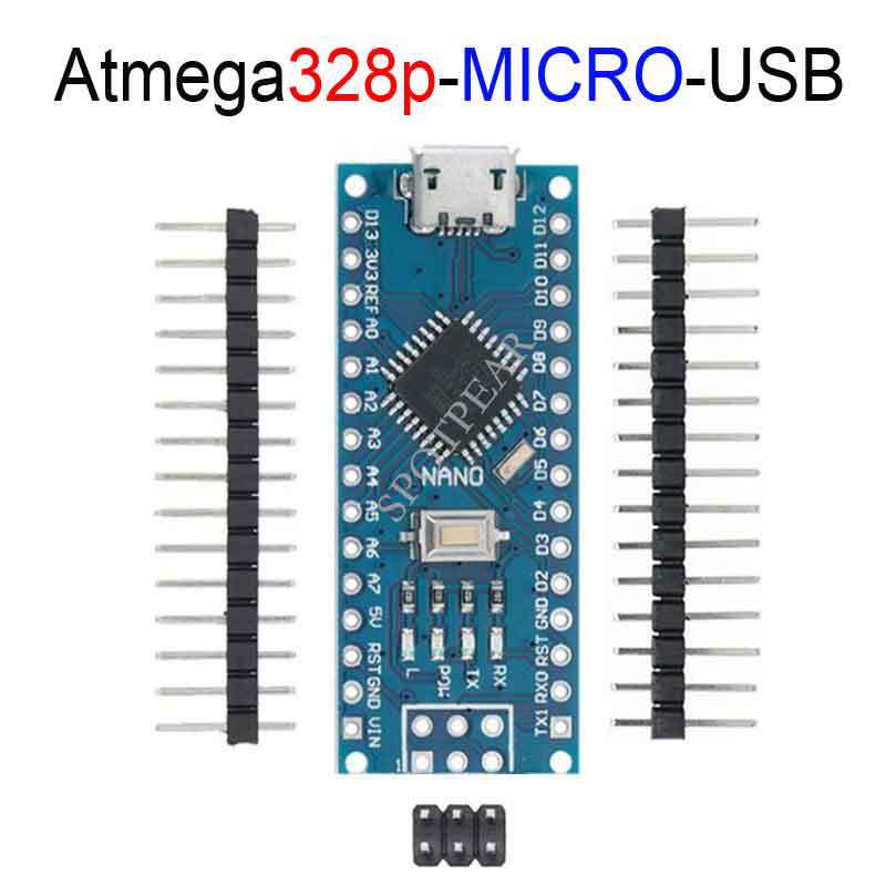ATMEGA328P Nano-Entwicklungsboard mit Typ-C/Micro-USB für Arduino