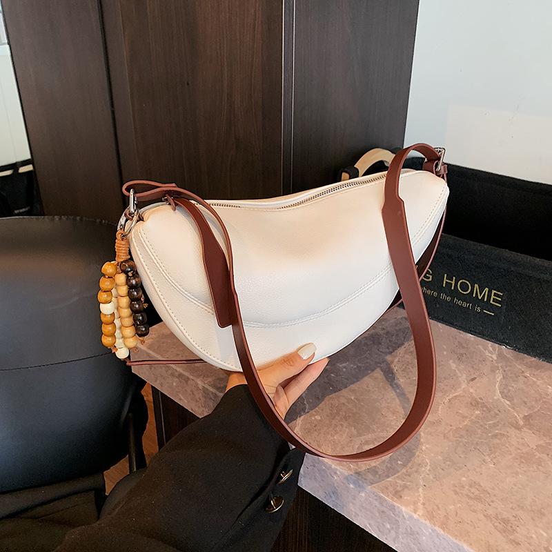 Small Bag Women's New Fashion Versatile Messenger Bag High-end Saddle Bag Dumpling Bag