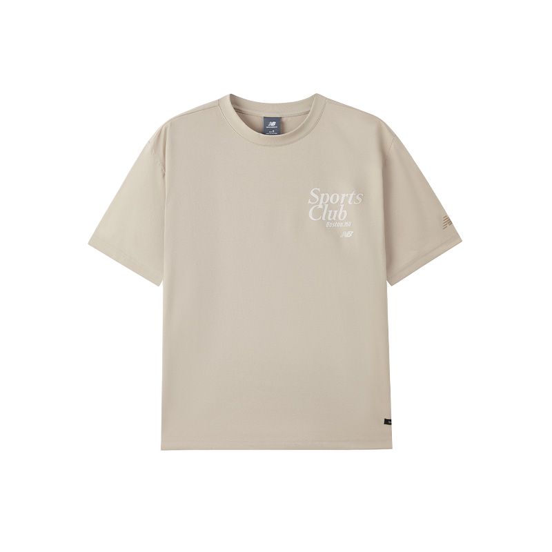 New Balance Sports Club T Shirt Men s Light Gray NEF29521-LGR 2XL