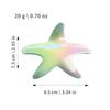 Gradient Color Girl's Hair Clip Ocean Headwear New Starfish Hair Claw Clips  Headdress