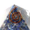 [GOLD STONE] Natural Stone Orgonite Pyramid Spiritual Goods, Approximately 30mm Wide, Lapis Lazuli