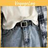 Stylish Minimalist Pu Belt For Women And Men Perfect For Jeans In Black And Coffee Colors